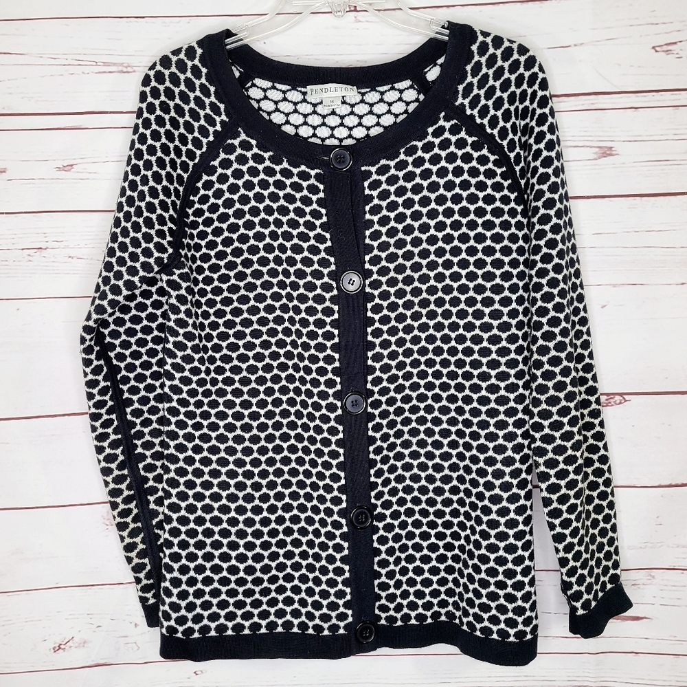 Pendleton Cotton Button Down Cardigan - image 1